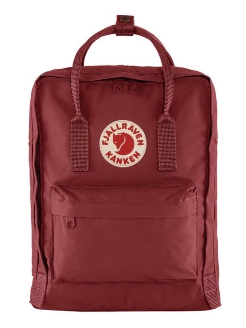 Classic Fjällräven Kånken BACKPACK in Ox Red. 16 L with Seat Pad. New!